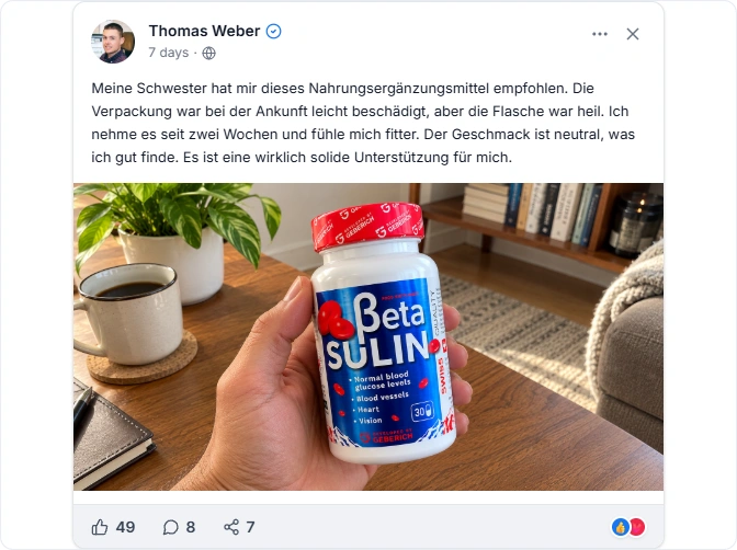 Betasulin facebook Erfahrungen