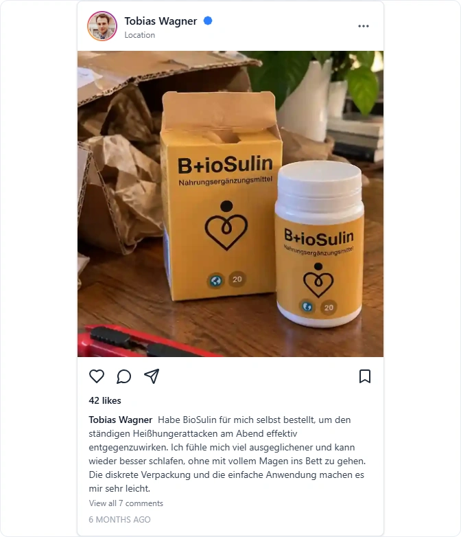 BioSulin Instagram Erfahrungen