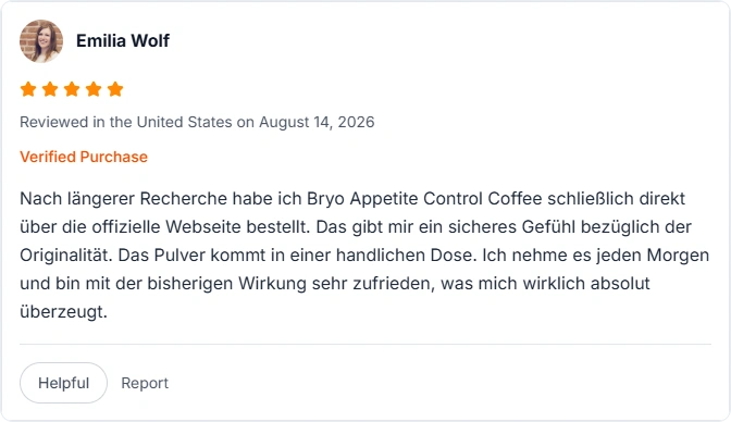 Bryo Appetite Control Coffee Amazon Erfahrungen