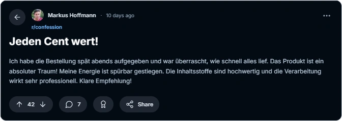 Cardiotensive reddit Erfahrungen