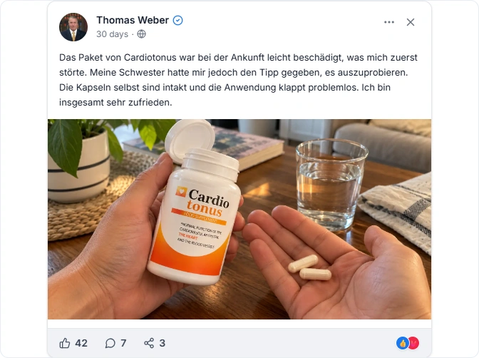 Cardiotonus Facebook Erfahrungen
