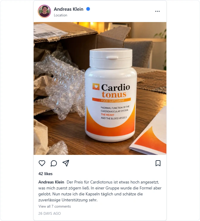 Cardiotonus Instagram Erfahrungen