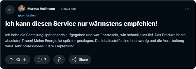Cerebrozen Reddit Erfahrungen