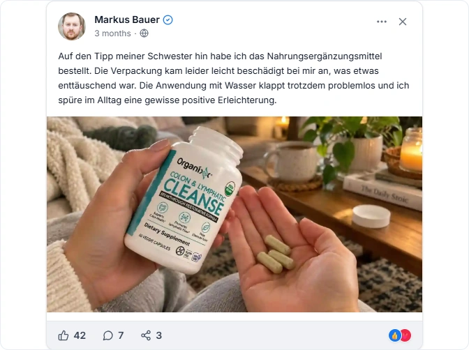 Cleanse and Detoxx Facebook Erfahrungen