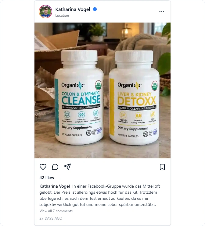 Cleanse and Detoxx Instagram Erfahrungen