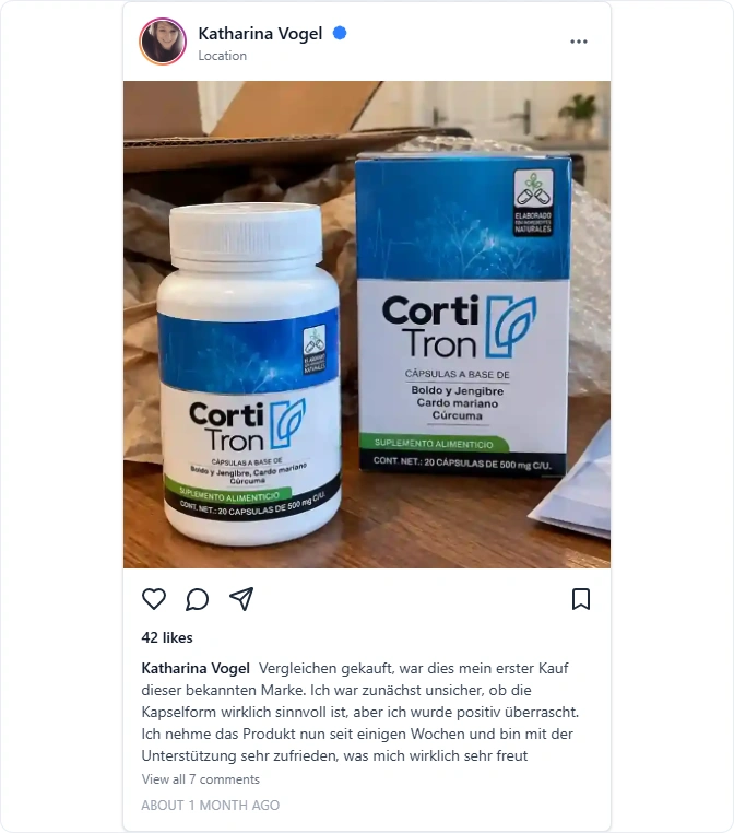 Cortitron Instagram Erfahrungen
