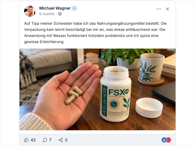 FSX24 Diet Facebook Erfahrungen