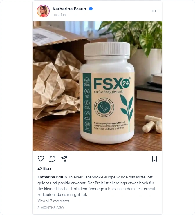 FSX24 Diet Instagram Erfahrungen