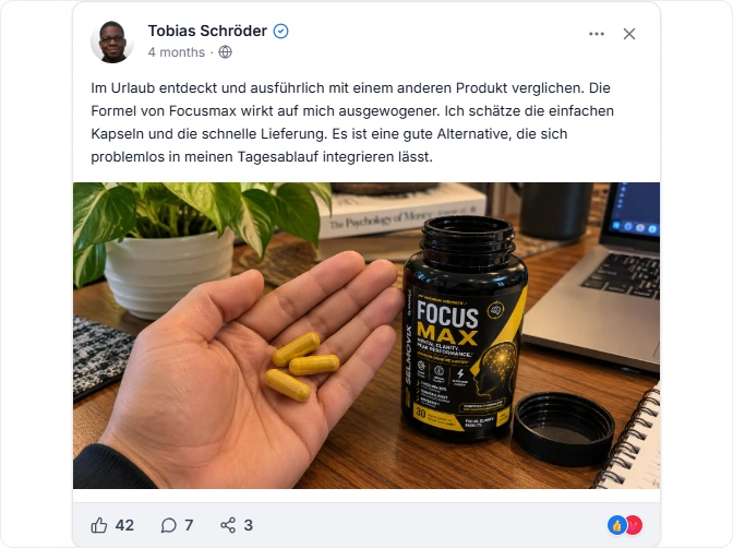 Focusmax Facebook Erfahrungen