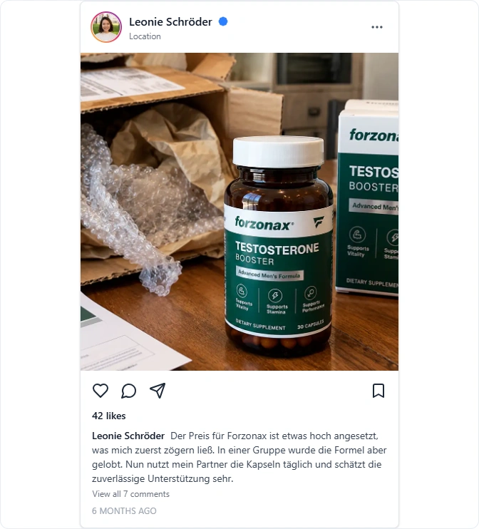 Forzonax Instagram Erfahrungen