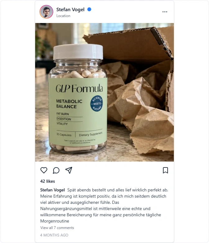 GLP Formula Instagram Erfahrungen