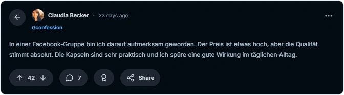 GLP Formula Reddit Erfahrungen