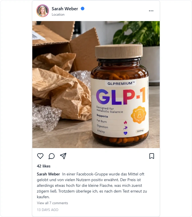 GLP5 GLT Instagram Erfahrungen