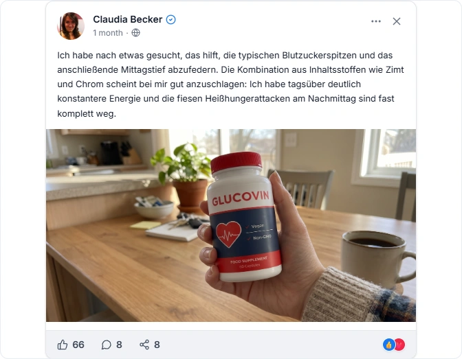 Glucovin facebook Erfahrungen