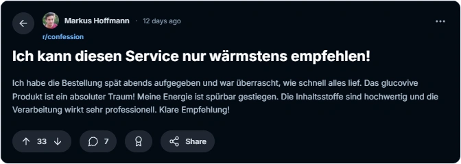 Glucovive Reddit Erfahrungen