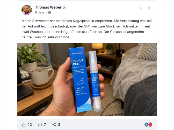 Kurineru Repair Pen facebook Erfahrungen