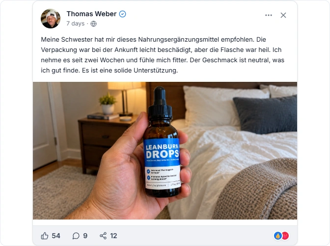 LeanBurn Drops facebook Erfahrungen