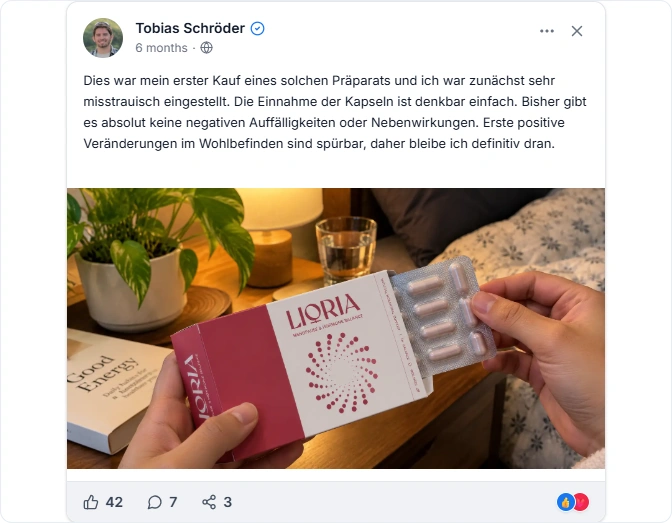 Lioria facebook Erfahrungen