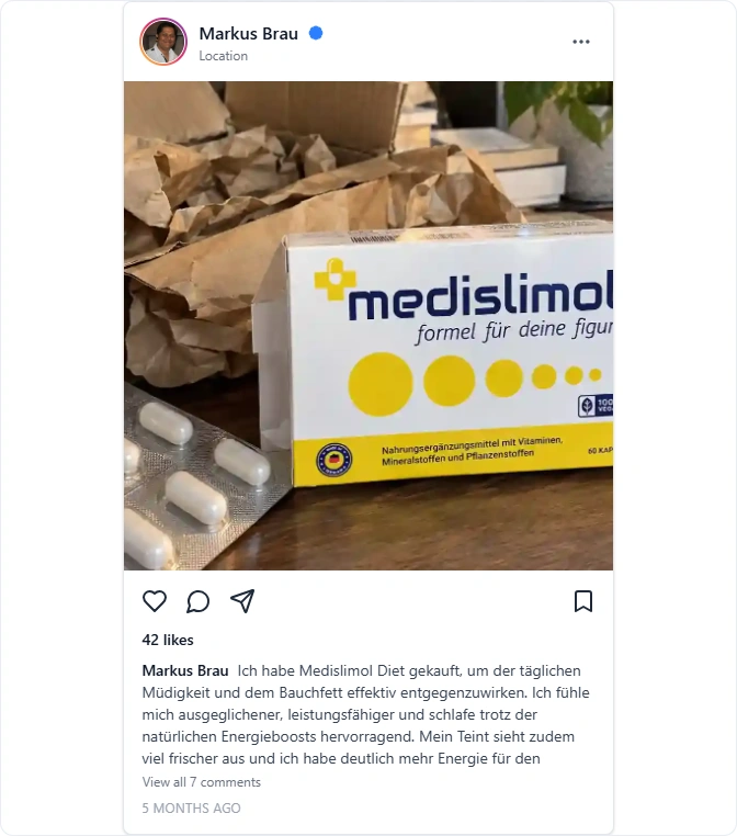 Medislimol Diet Instagram Erfahrungen