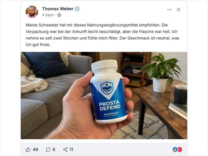 Prosta Defend facebook Erfahrungen