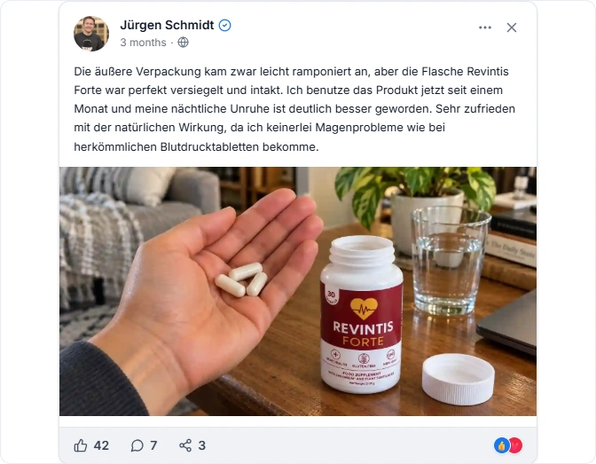 Revintis Forte Facebook Erfahrungen