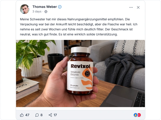 Revixol facebook Erfahrungen