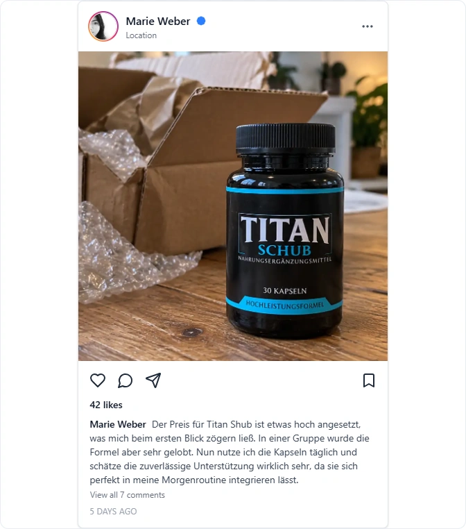 Titan Shub Instagram Erfahrungen