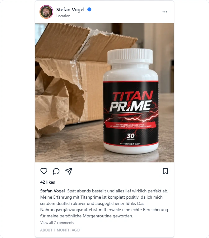 Titanprime Instagram Erfahrungen
