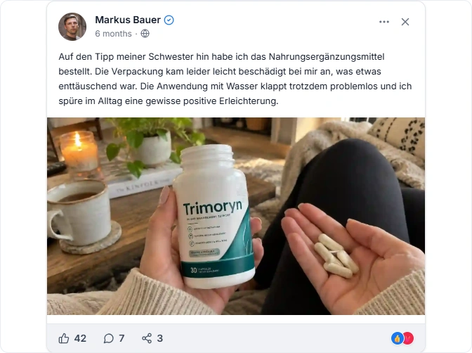 Trimoryn Facebook Erfahrungen