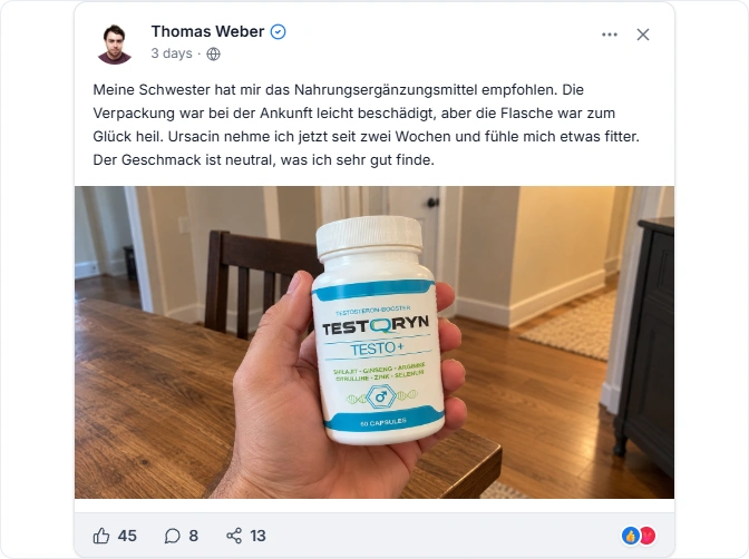 Ursacin facebook Erfahrungen