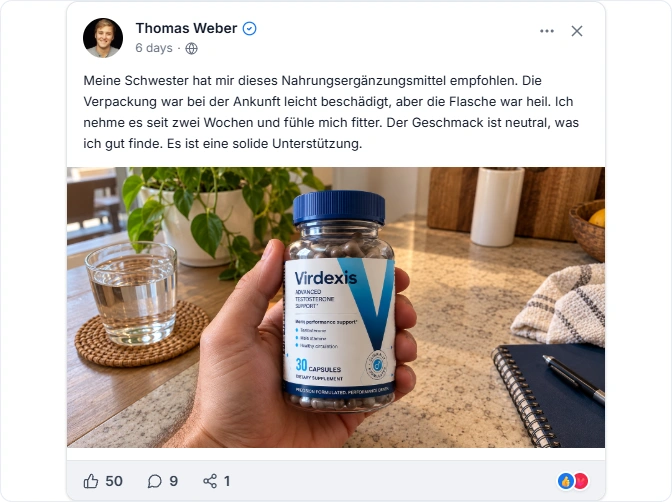 Virdexis facebook Erfahrungen