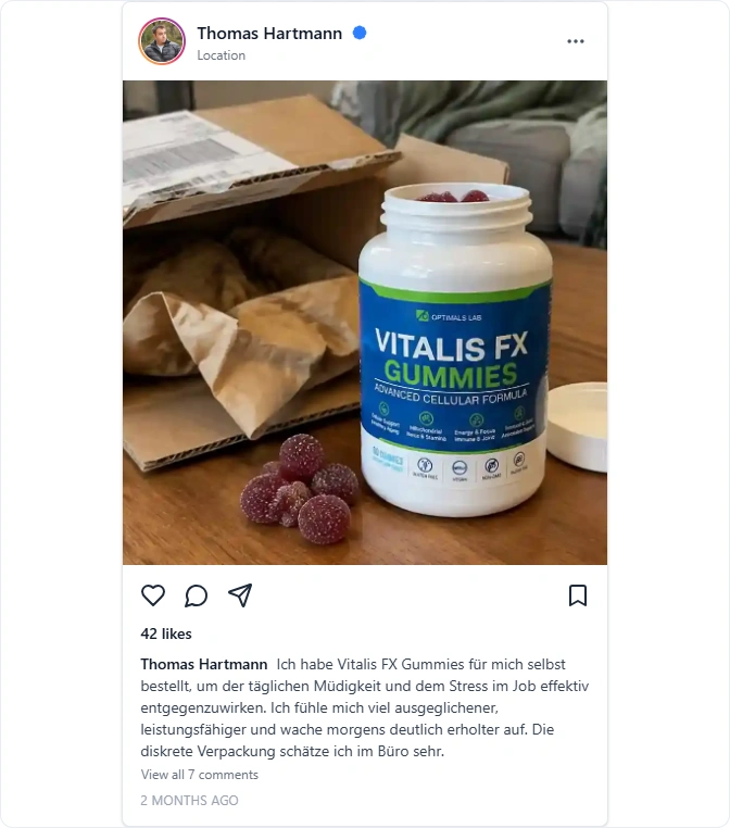 Vitalis_FX_Gummies Instagram Erfahrungen