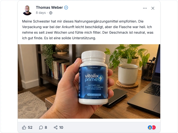 Vitalix Prime Facebook Erfahrungen