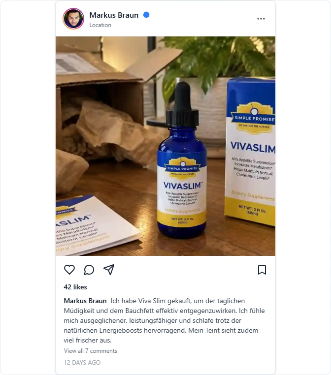 Viva Slim Instagram Erfahrungen