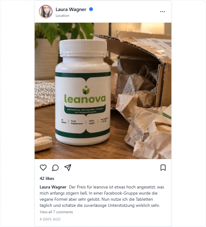 leanova Instagram Erfahrungen